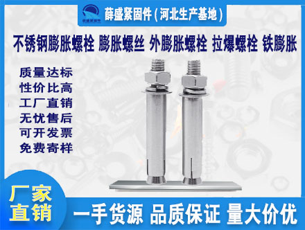 不銹鋼膨脹螺栓 膨脹螺絲 外膨脹螺栓 拉爆螺栓 鐵膨脹